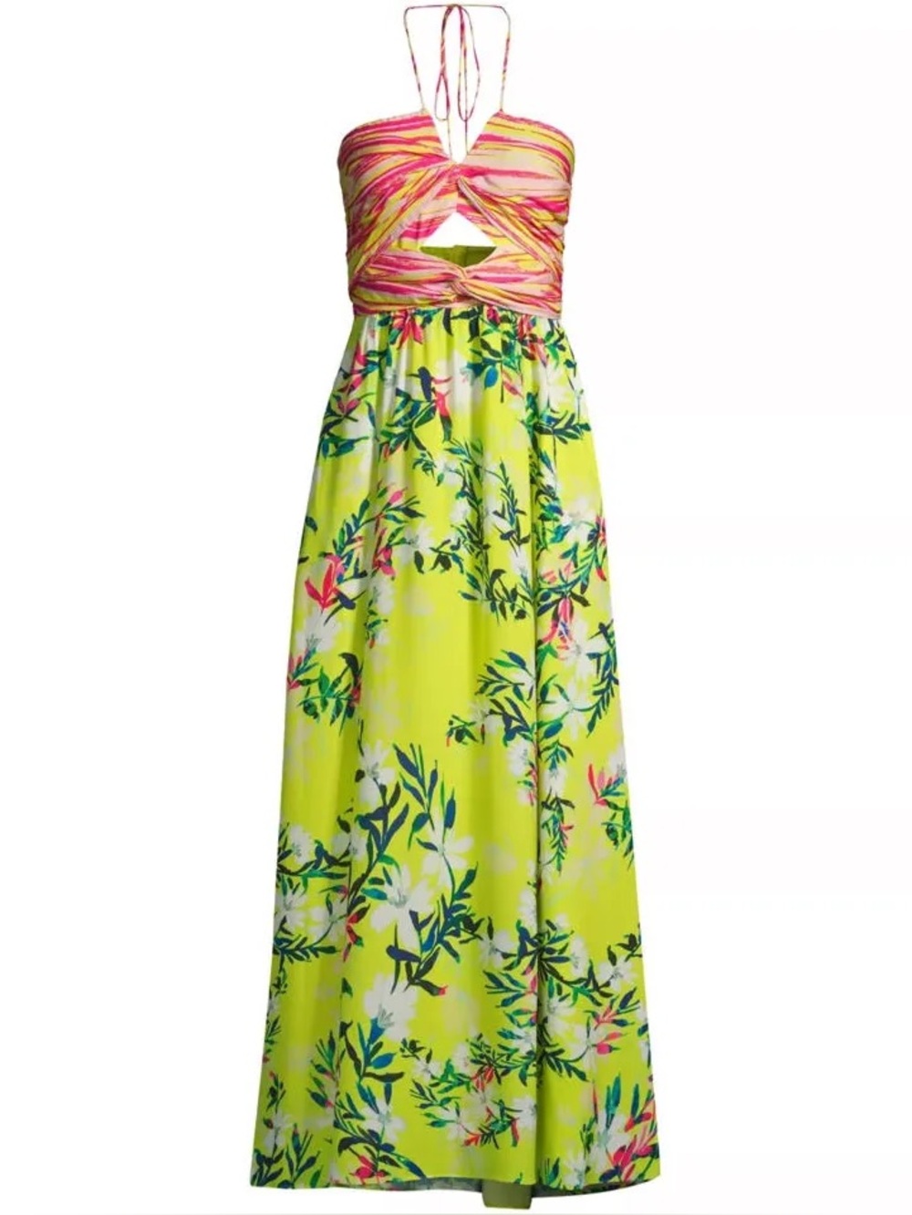 One33 Social Floral Front Twist Maxi Dress size 0